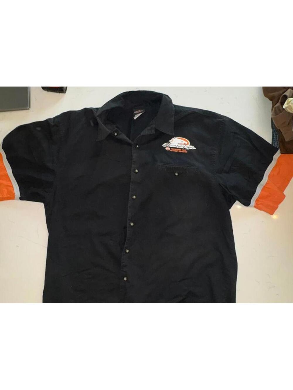 Men's -Harley Davidson- Screamin' Eagle Button Up Shirt